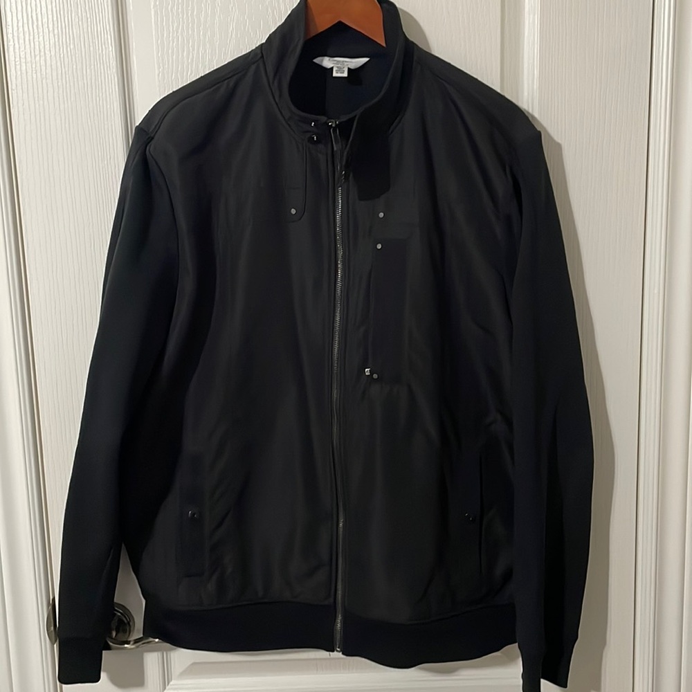 Calvin Klein slimfit XL combination jacket. Part knit cotton.excellent condition